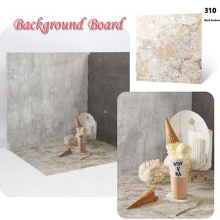 New Background Board Photography Studio Wooden Cement 3D Texture Combinable Photo Backdrop Hard Board Scenes