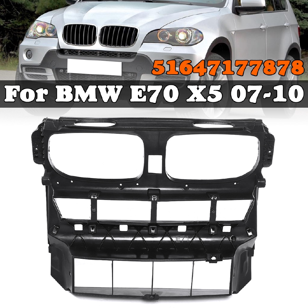 Black Radiator Shutter Air Duct Behind Kidney Grilles To Radiator 51647177878 For Bmw E70 X5 07 10 Shopee Philippines