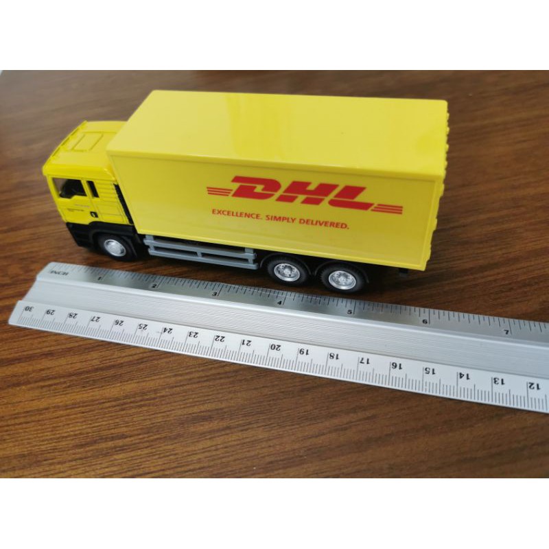 1:64 MAN TGS Express DHL Container Truck Die Cast Modellauto Spielzeugauto Kind 