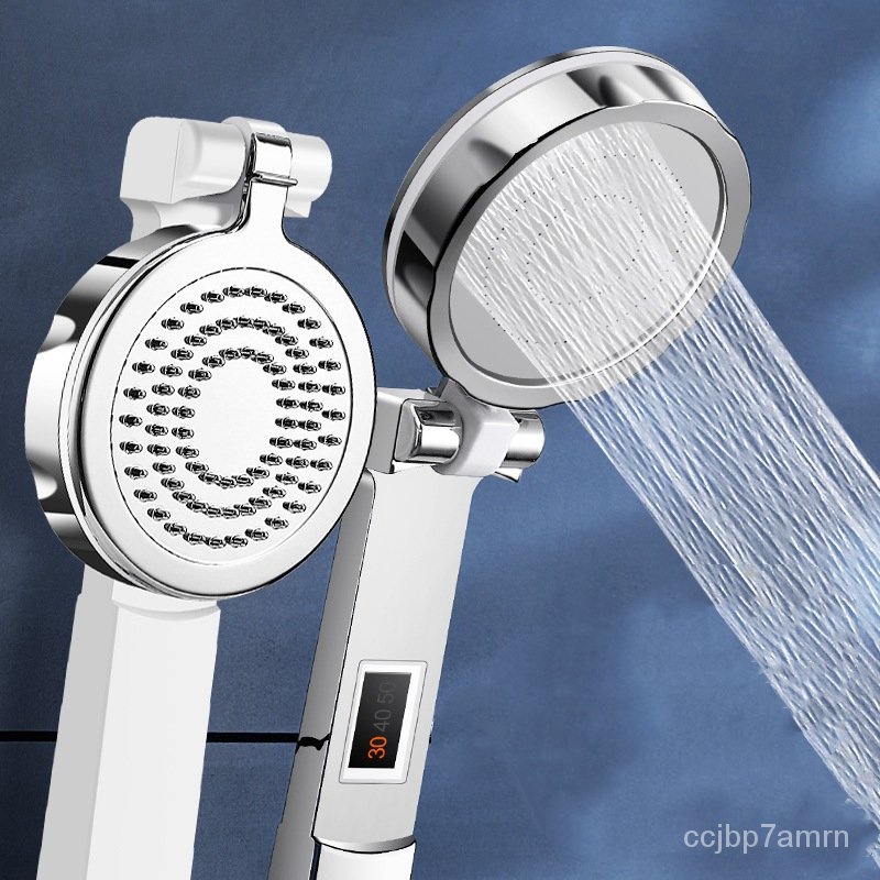 Shower Head Water Saving Shower Filter Digital Temperature Rain High Pressure Spray Nozzle