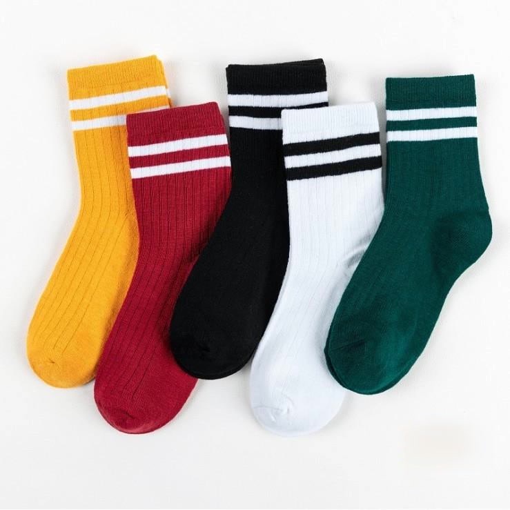 ROYALSTYLE Korean Socks Mid Cut Sock Baseball Foot Socks Iconic Socks ...