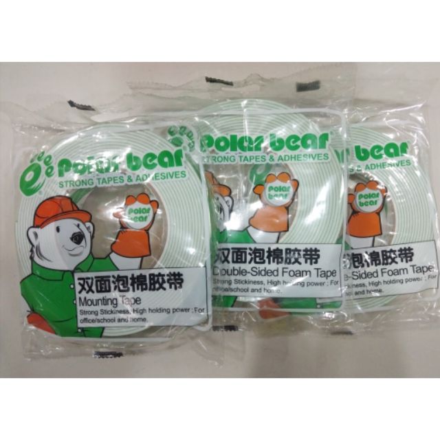 Polar Bear Double Sided Mounting Tape Shopee Philippines