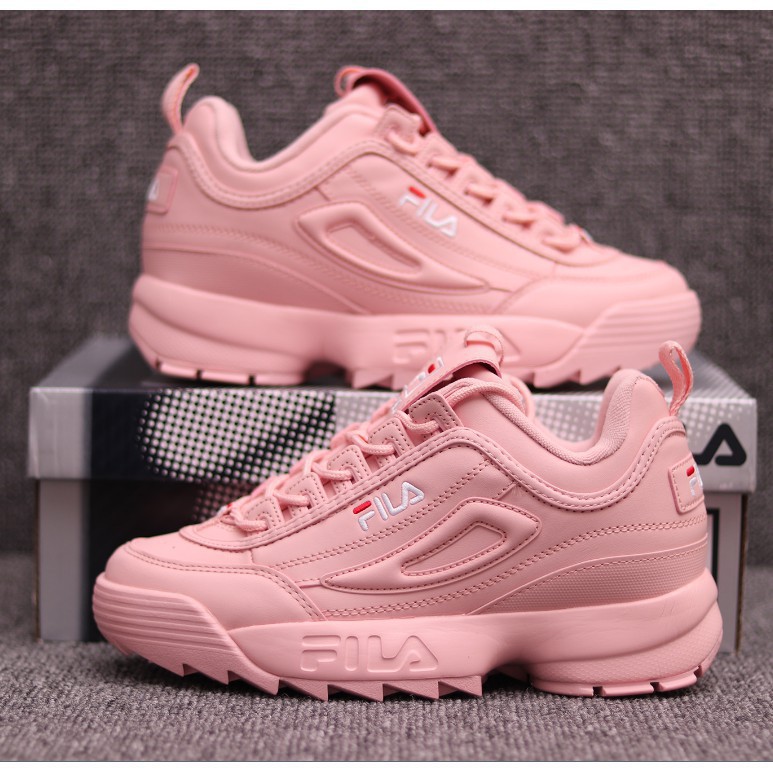 hot pink fila disruptor