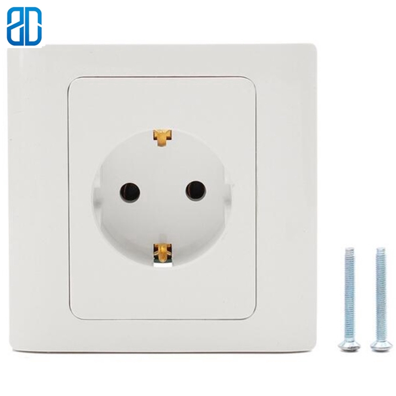 EU European Standard Power Electrical Panel Wall Socket 250V 16A Outlet ...