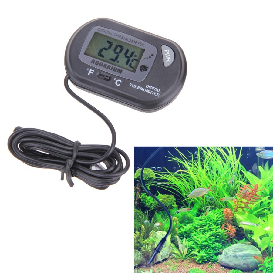 Aquarium Thermometer Digital Submersible Thermometer Aquascape Aquarium ...