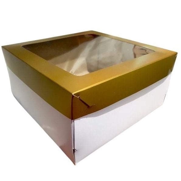 12x12x5 Cake Box Golden and Gradient Top High Quality set of 5pcs