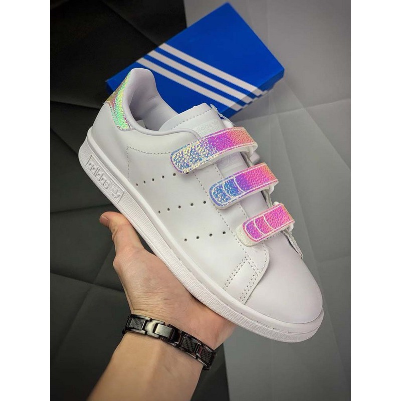 Adidas Stan Smith Velcro Casual Shoes for Men and Women Shopee