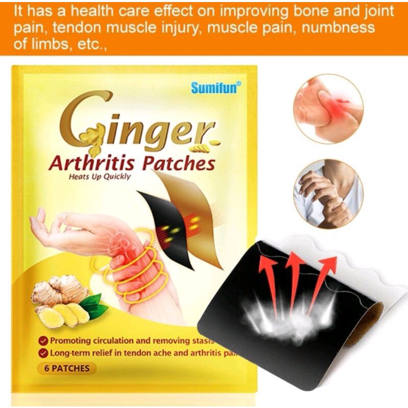 Ginger arthritis patches Shopee Philippines