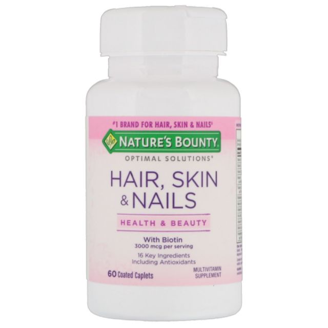 Nature S Bounty Optimal Solutions Extra Strength Hair Skin