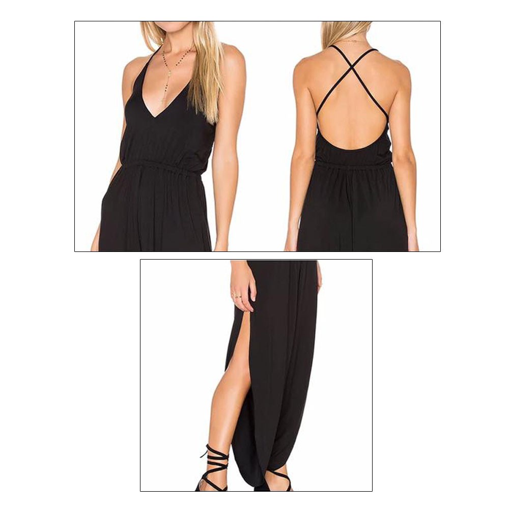 side slit jumpsuit