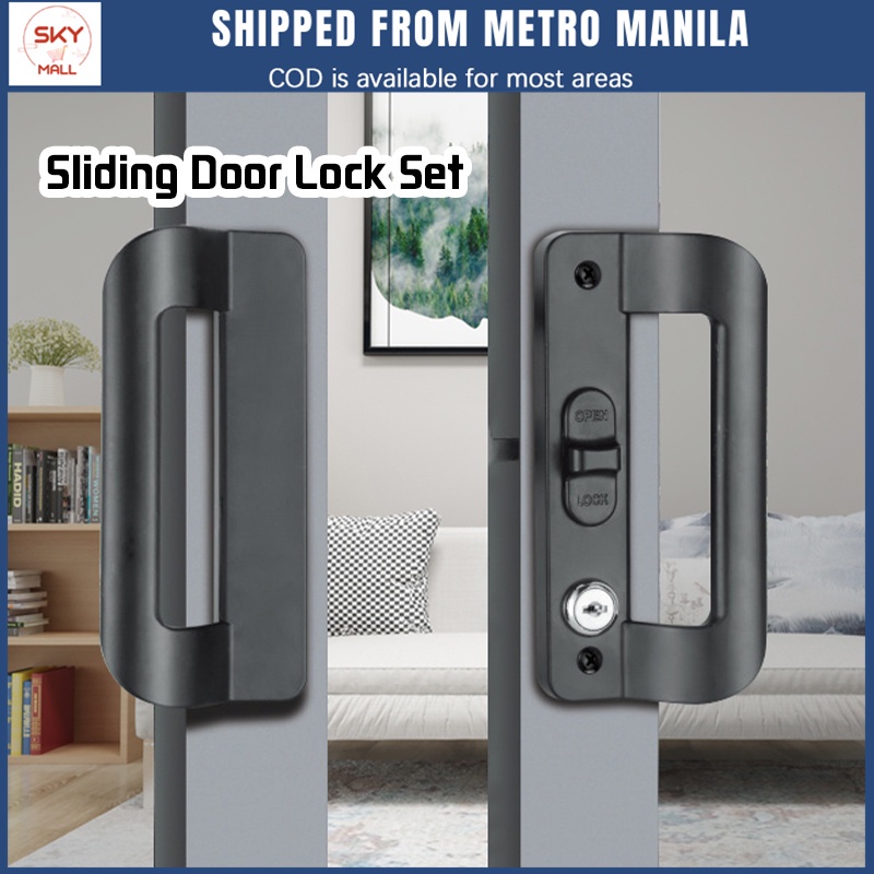 Sliding Door Lock Set Aluminum Sliding Type Windows Door Lock Set