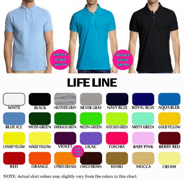 life line sport polo shirt