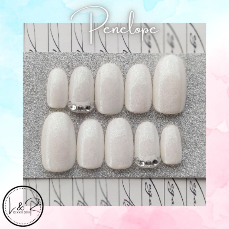 L R Press On Nails Fake Nails Customized Gel Polish Shopee Philippines