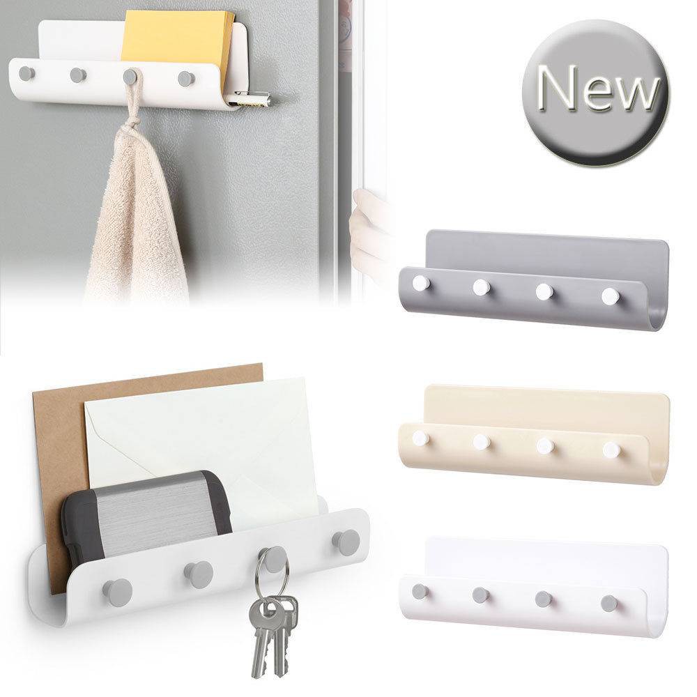 Key Letter Holders 4 Hooks Key Rack Holder Wall Mount Letter Organizer Keychain Hanger Home Storage Home Garden Vibranthns Lk