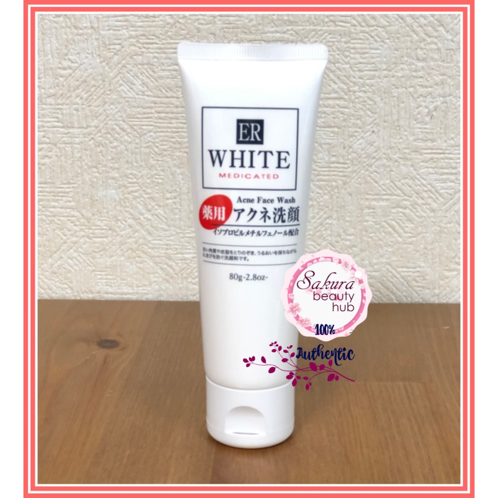 acne white face wash