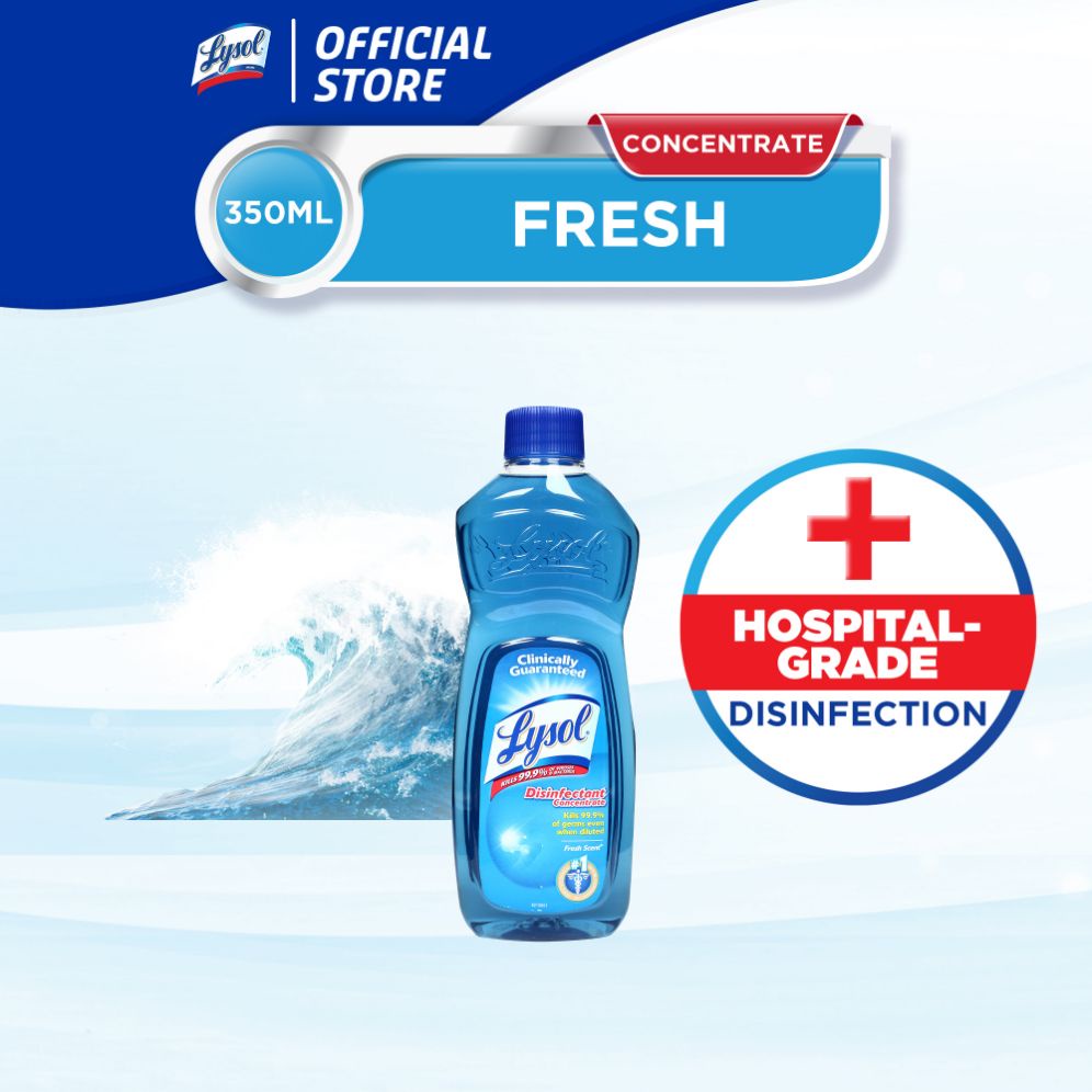 Lysol Disinfectant Concentrate Fresh Scent Ml Shopee Philippines