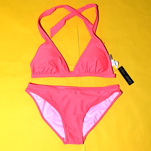 plus size neon pink swimsuit