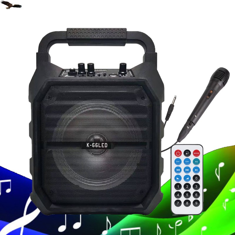 bluetooth speaker with fm radio and remote