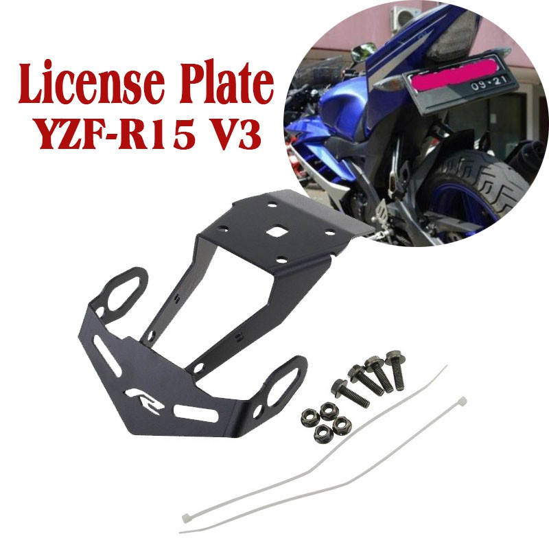 r15 v3 number plate frame