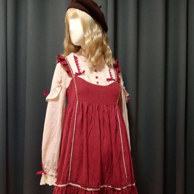 red lolita dress