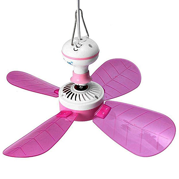 Portable Easy Hang 4 Blades Hanging Mini Ceiling Fan Shopee