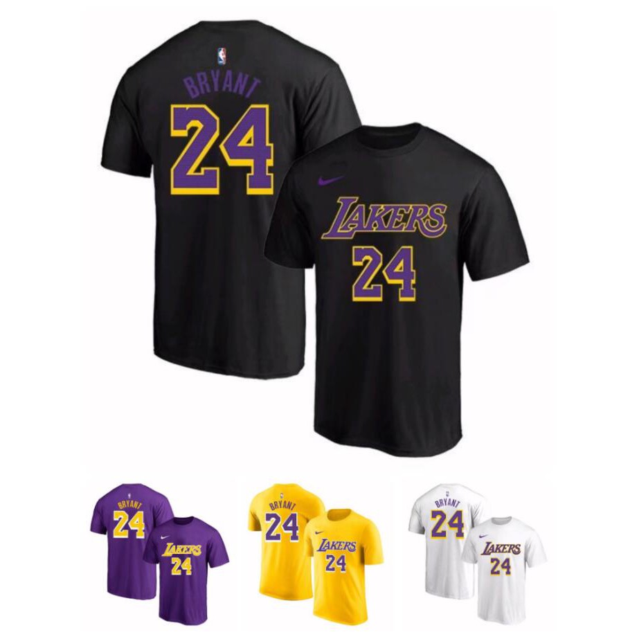 lakers short sleeve jersey