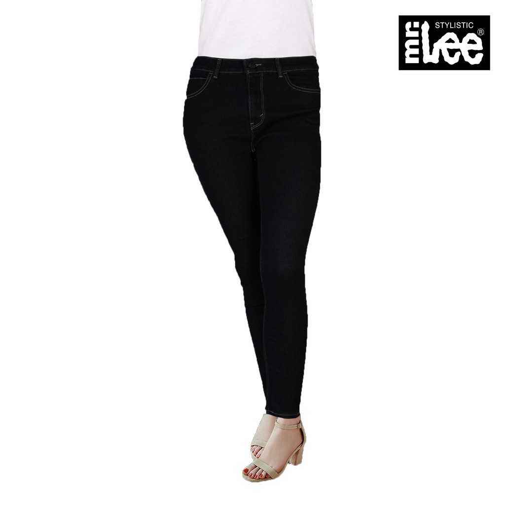 black shade jeans