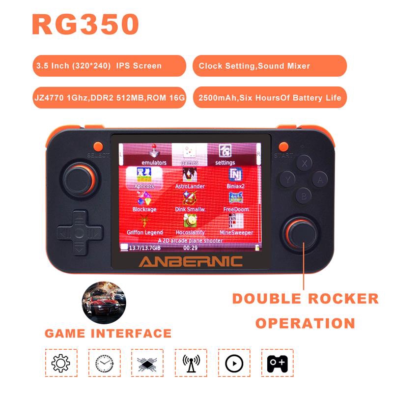 retro game 350 rg350 game console