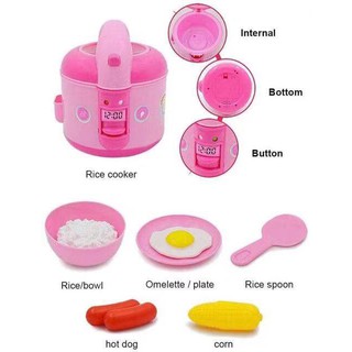 King Kitchen  Alive Rice Cooker Set  Toys  Quality Shopee 