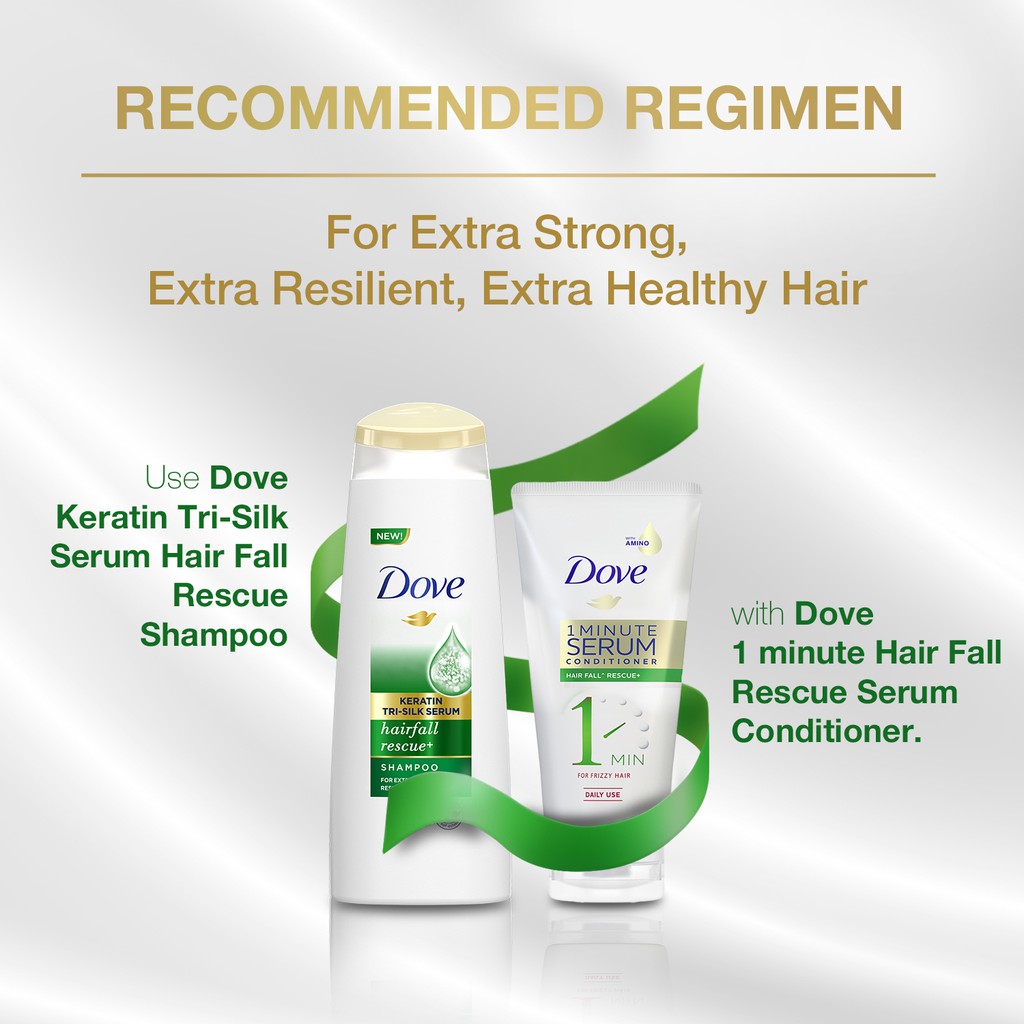 Dove Nutrive Solutions Shampoo Hair Fall Rescue For Weak Fragile Hair 340ml  | Shopee Philippines
