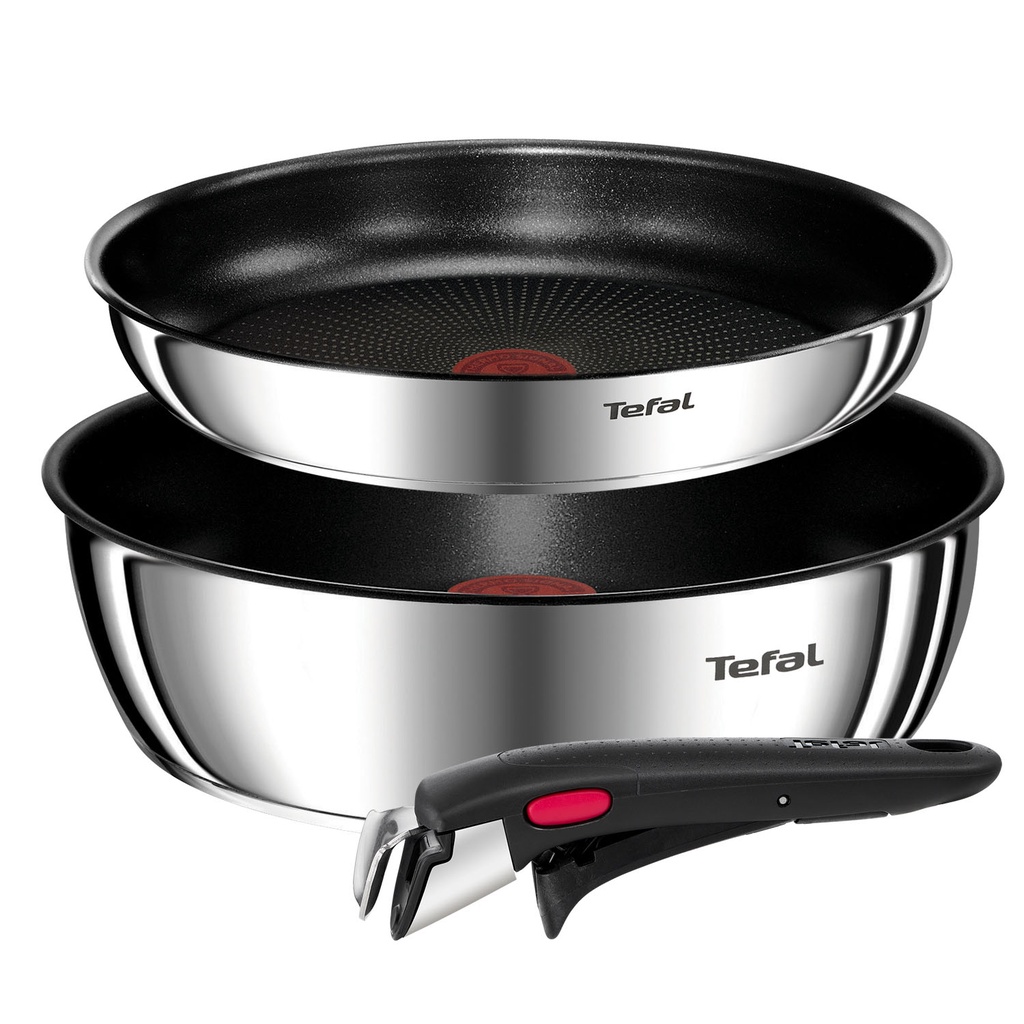 Tefal Ingenio Edition Stainless Steel Nonstick Saucepan 3p Dishwasher