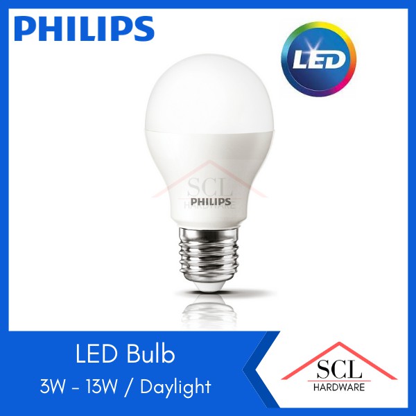 PHILIPS Essential LED Bulb (3W - 13W) Cool Daylight | Shopee Philippines