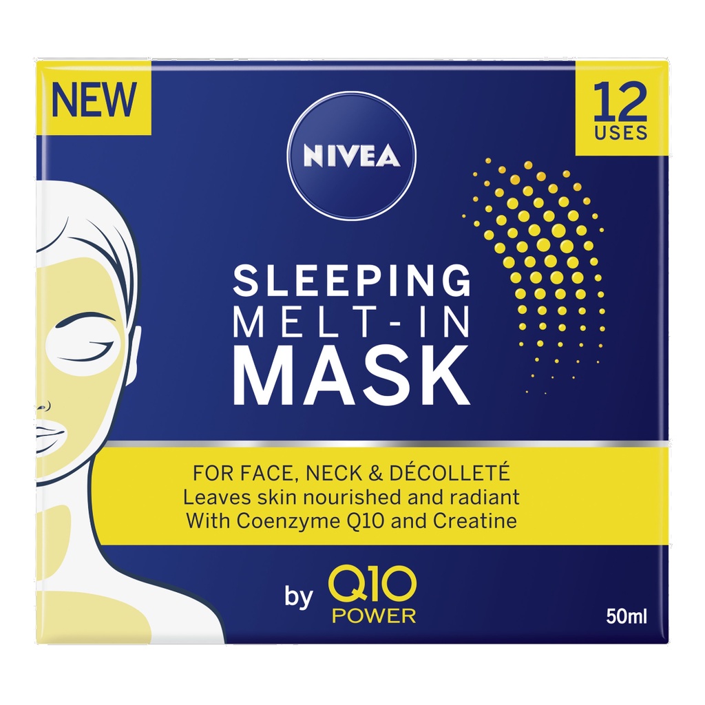 Nivea Sleeping MeltIn Mask With coenzyme Q10 and creatine