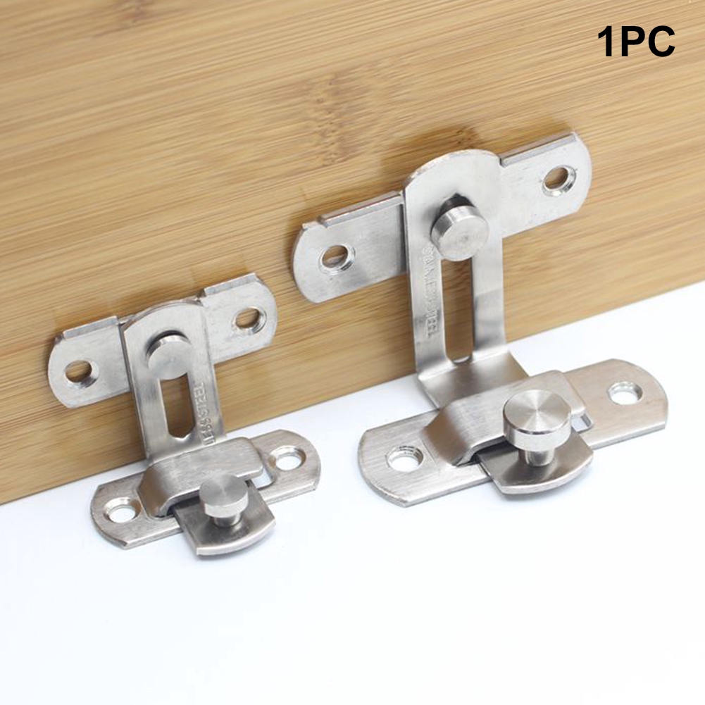 Sliding Safety Anti Theft Latch Hotel Door Lock 90 Degree Hardware