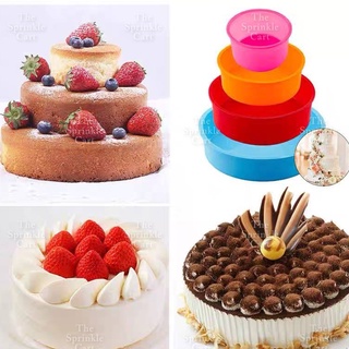 Round Silicone Bento Cake Shape Molder Kitchenware for Baking and Cooking
