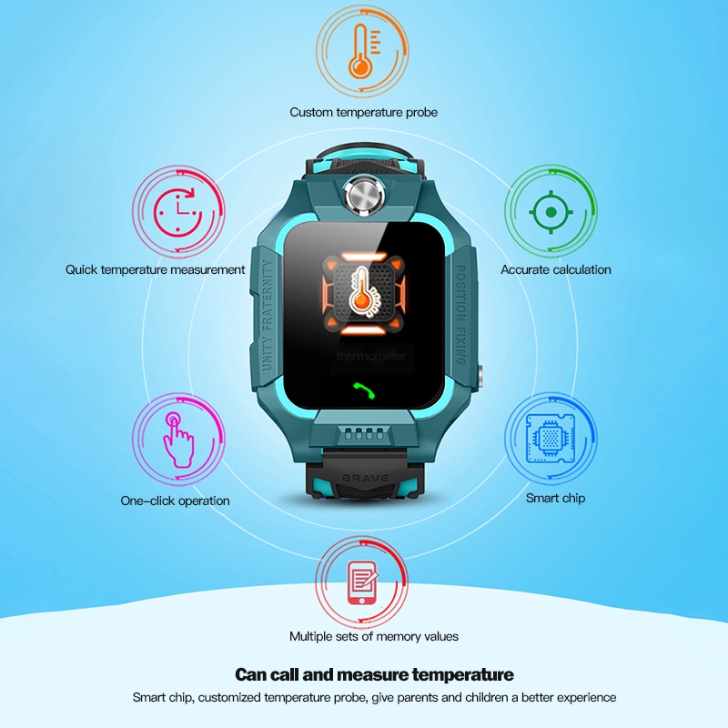 smart watch with temperature