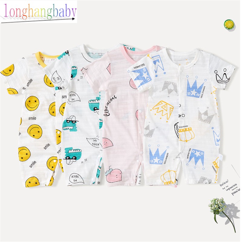 newborn short sleeve romper