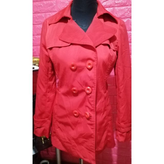 red trench coat cheap