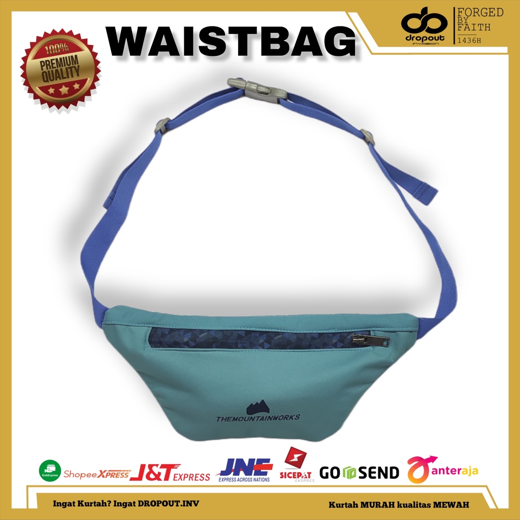 Waistbag Official Warranty 1 Year Stitching Dropout Invasion Sling Bag Women And Men Waist Bag Best Material Indonesian Distro Outdoor Bag #7