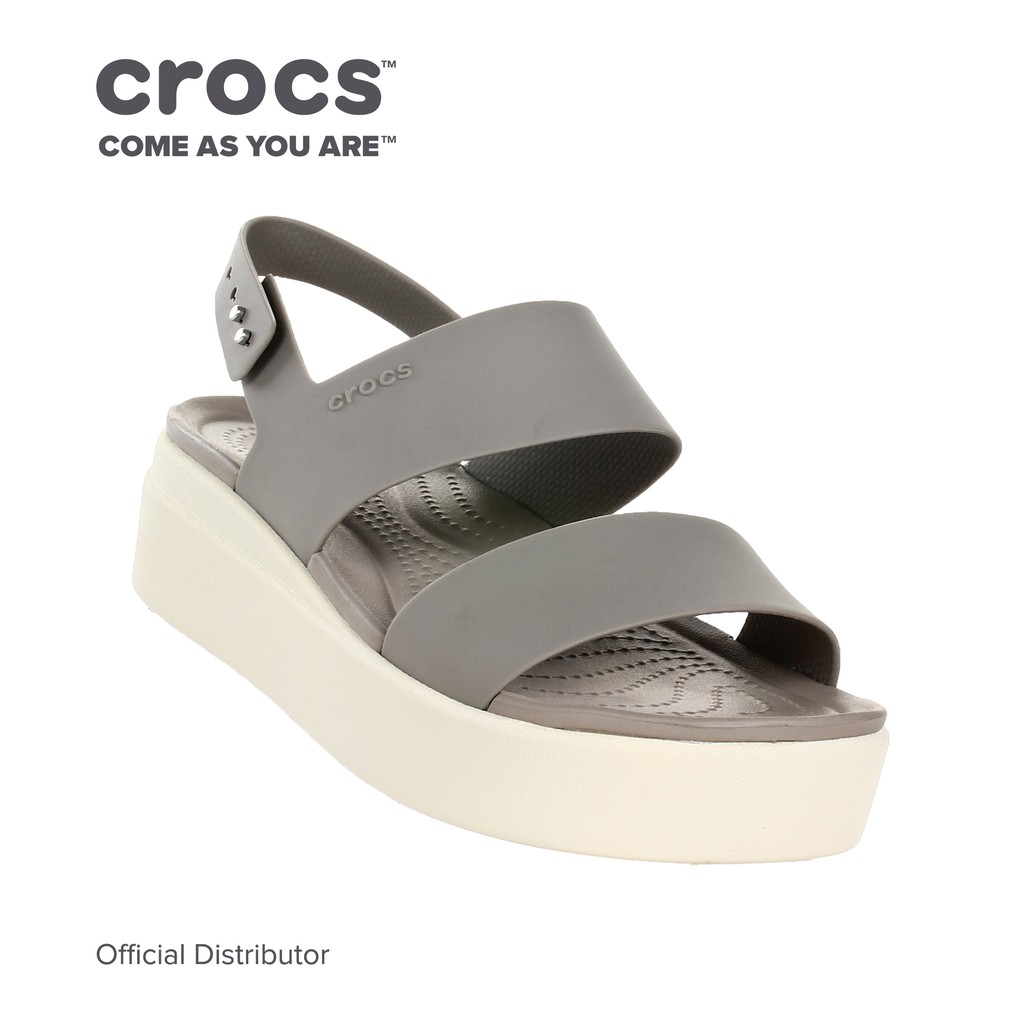 crocs brooklyn women's wedge sandals