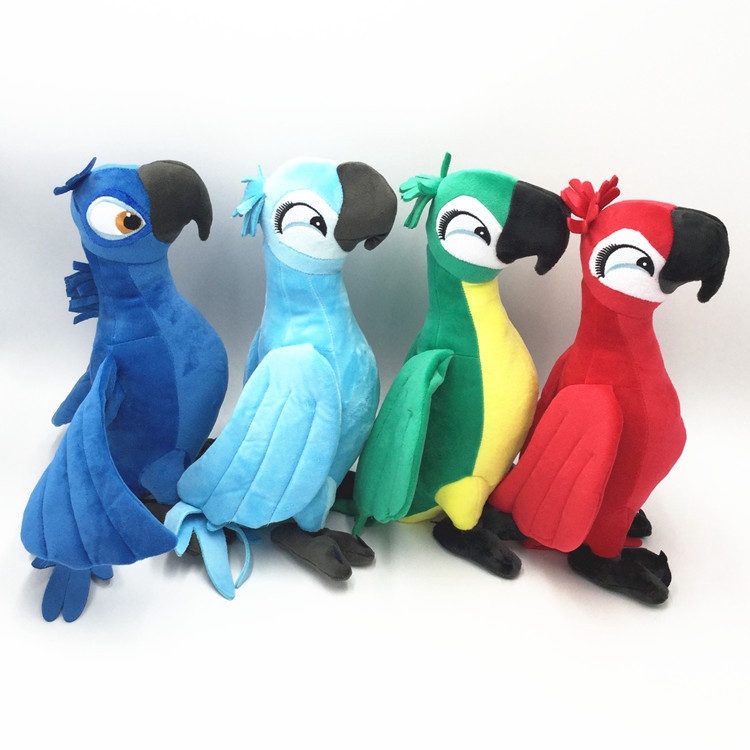 12in Blu Jewel 2pcs Rio Plush Toy Parrot Bird Stuffed Animal Doll For Kids Gift Shopee Philippines