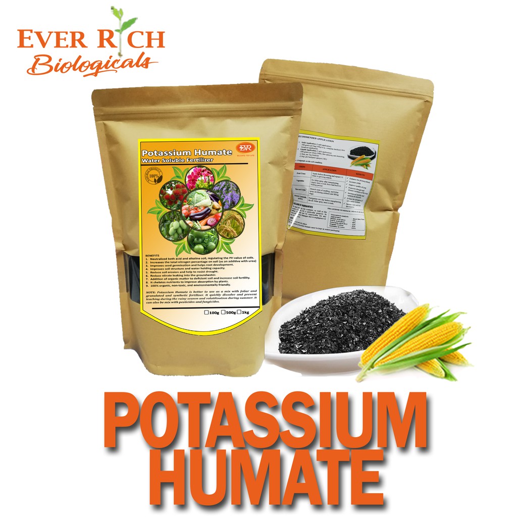 Potassium Humate (Water Soluble Fertilizer) 100NaturalProduct Shopee Philippines