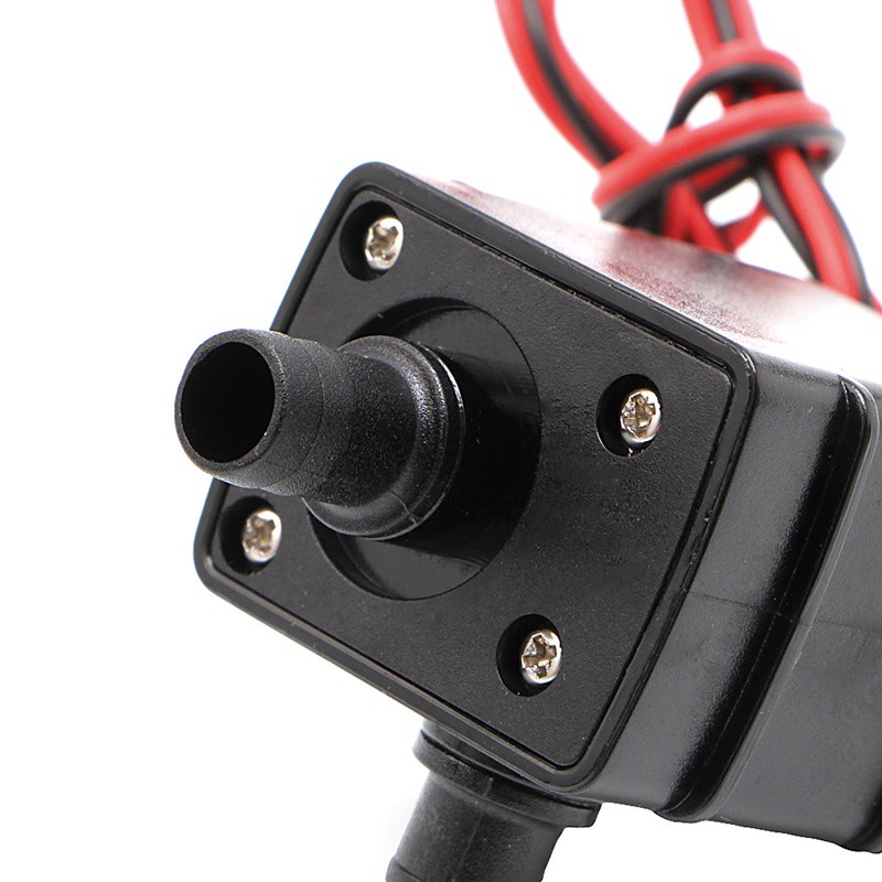 【Best price】genuine 12V DC universal ultra quiet mini brushless submersible water pump 240L/H Black