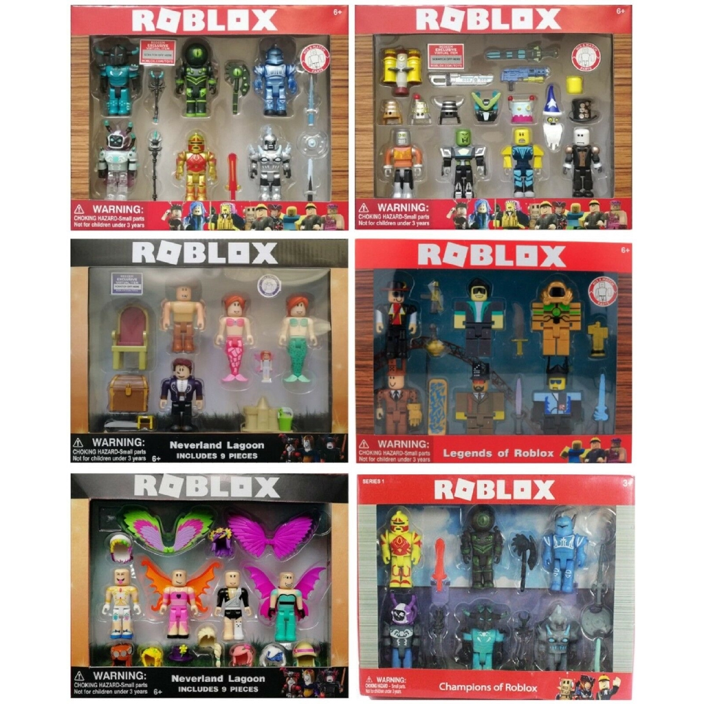 Roblox Game Figma Oyuncak Champion Robot Mermaid Playset Action - roblox design it winner series mystery blue box figures kids