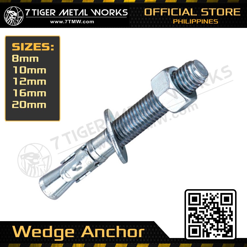 Wedge Anchor 12mm To 16mm Expansion Bolt Concrete Anchor Bolt Mechanical Anchoring Anchor 