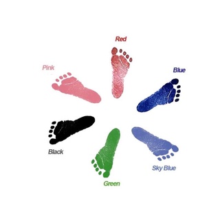 Safe Non-toxic Baby Footprints Handprint No Touch Skin Inkless Ink Pads Kits for 0-10 Months Newborn Pet Dog Paw Prints Souvenir #7