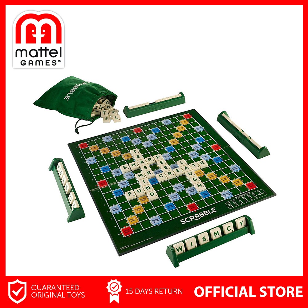 Mattel Games Original Scrabble (Y9592) | Shopee Philippines