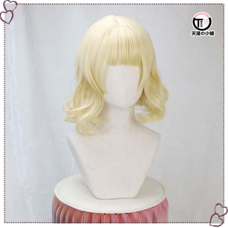 blonde anime wig