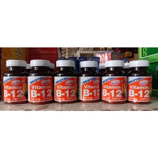 Vitamin B-12 Cyanocobalamin 100mcg 50 caplets