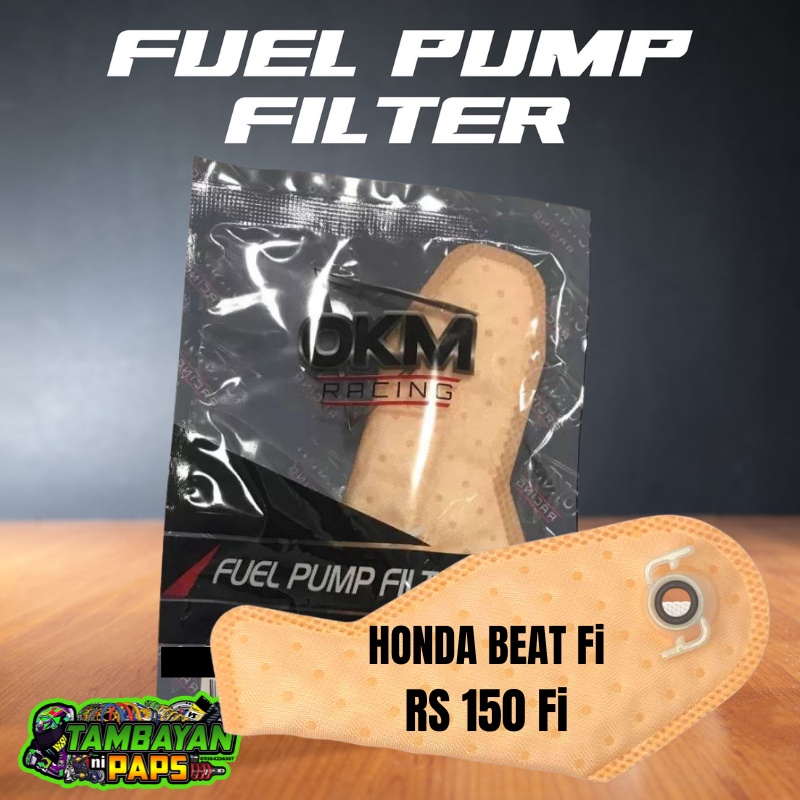 OKM RACING FUEL PUMP FILTER FOR HONDA BEAT Fi / RS 150 Fi MR MABENTA Shopee Philippines